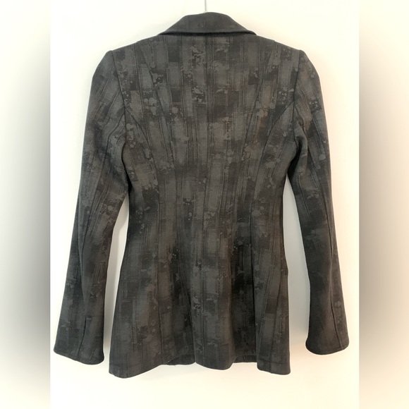 GUESS Black & Charcoal Grey Blazer - Picture 2 of 4